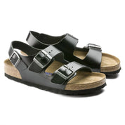 Men's Milano Amalfi Soft Footbed Sandals In Black