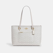 Coach Outlet Station Tote Bag In Signature Canvas