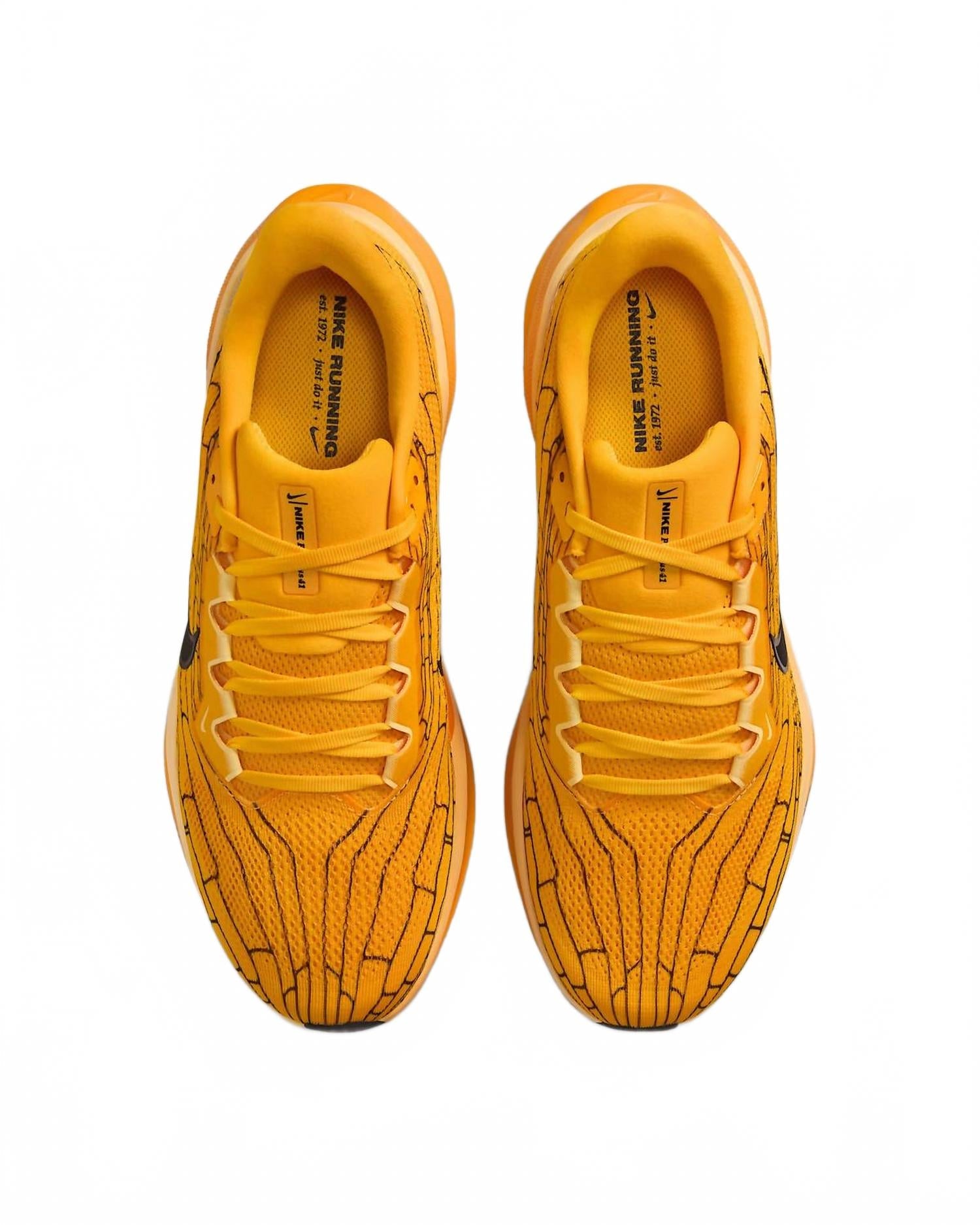 Men's Pegasus 41 Lv8 Road Running Shoes In University Gold/soft Yellow/black
