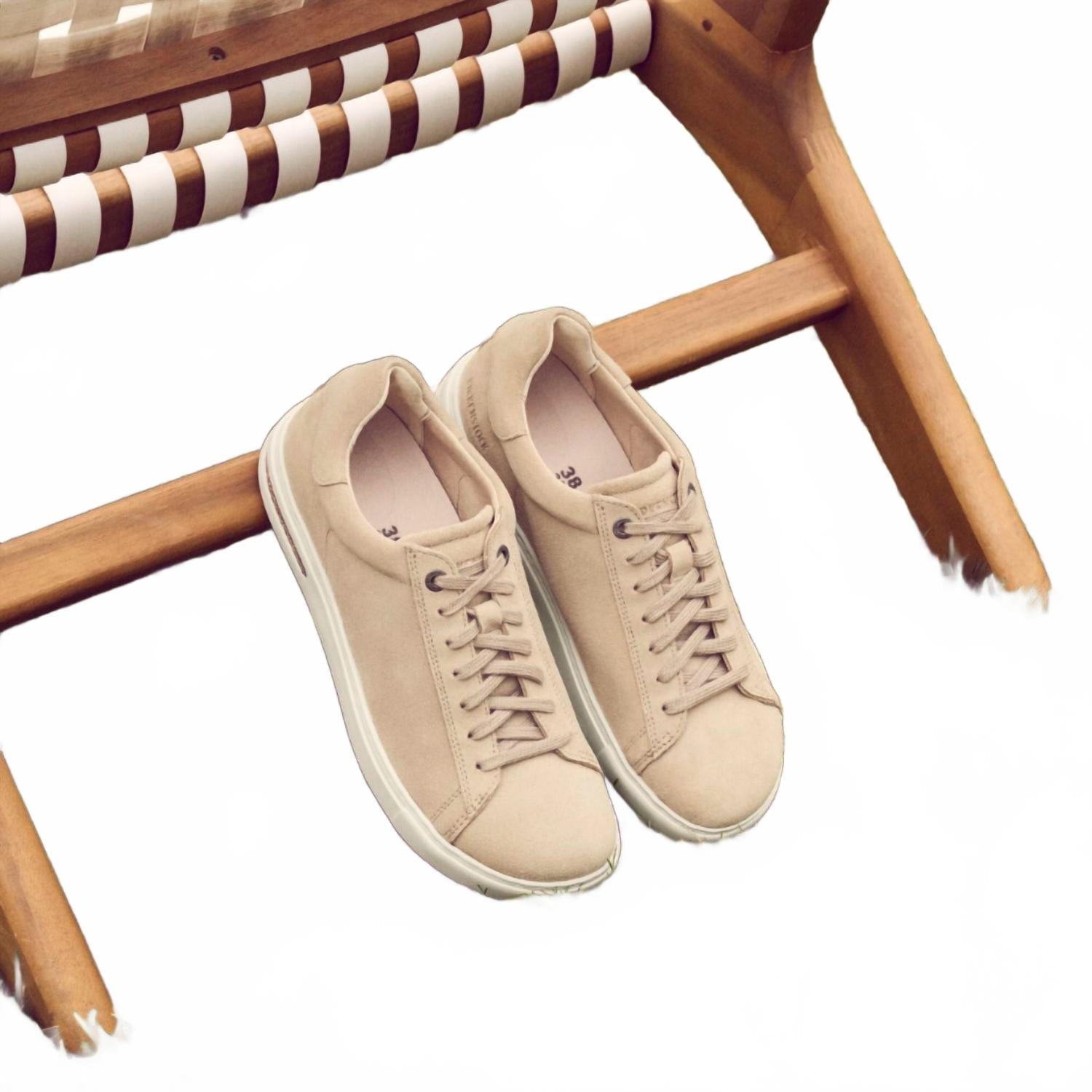 Women's Bend Suede Sneakers In Sandcastle