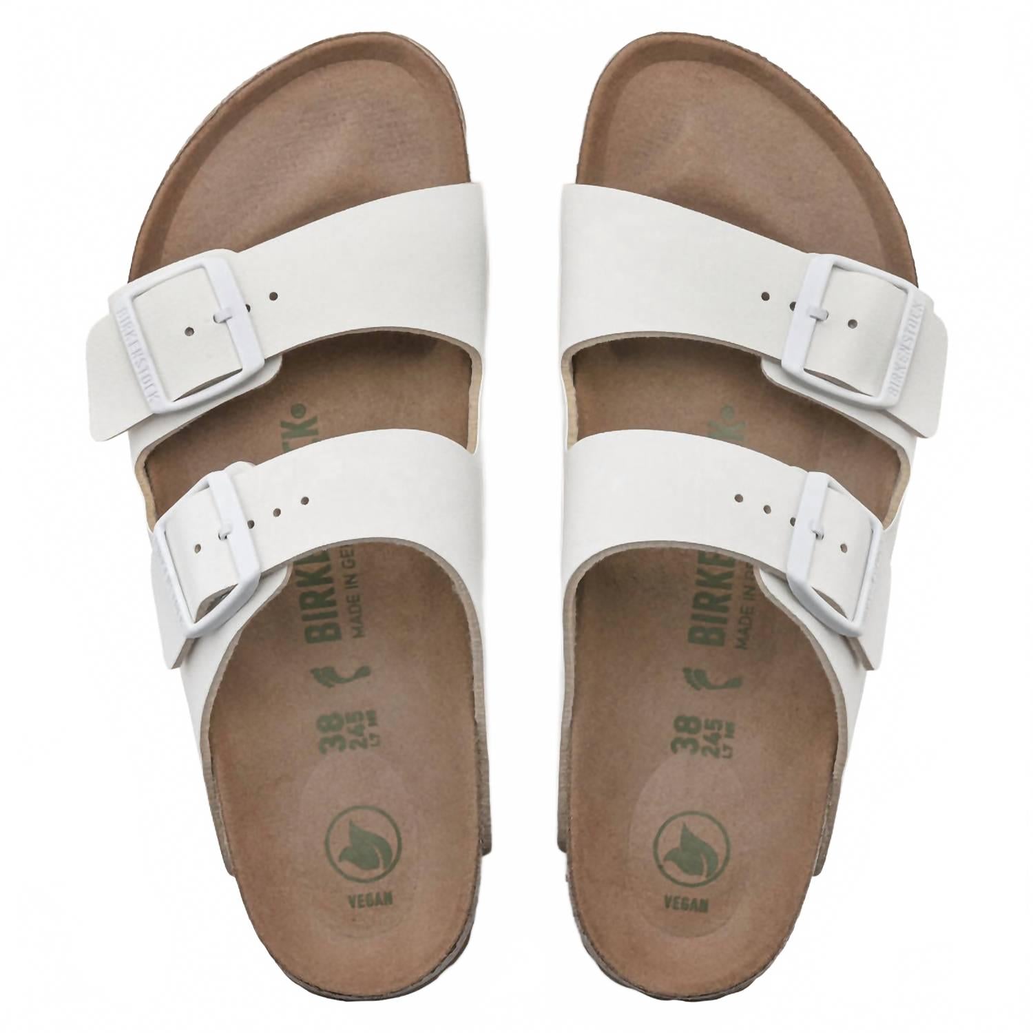 Women's Vegan Arizona Sandal In White