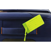 4pc Milleni Travel Jelly Luggage Suitcase Tags Loop Strap Name Address