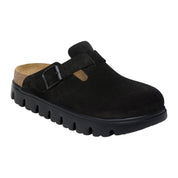 Women's Birkenstock Boston Pap Chunky Black / Black 1028317