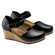 Women's Birkenstock Mary Ring-Buckle Black 1018523