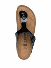Women's Gizeh Patent-Leather Sandals In Black