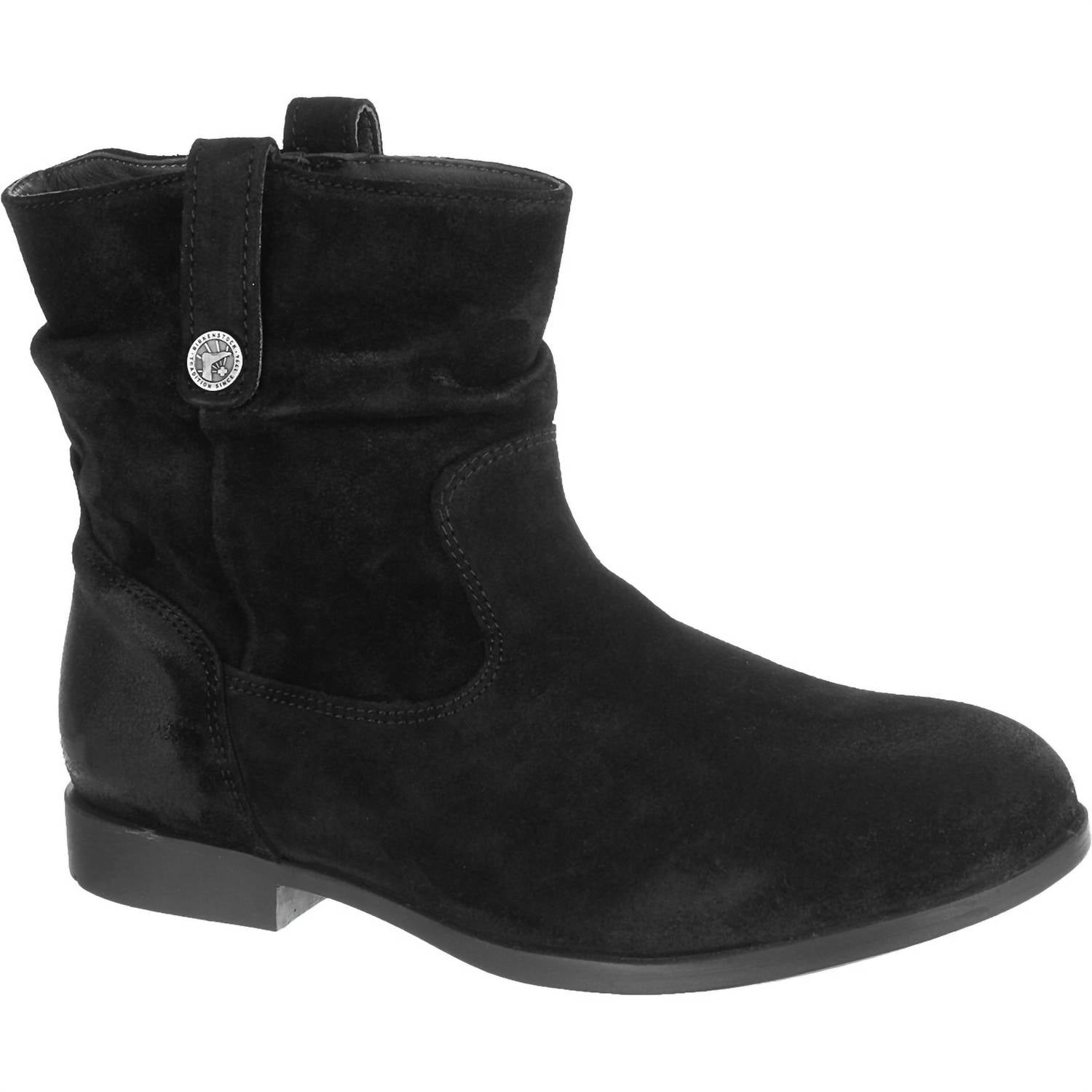 Women's Sarnia Boots In Black Waxed Suede