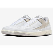 Men's Nike Air Jordan 2 Retro Low White/Cement Grey-Sanddrift DV9956-100