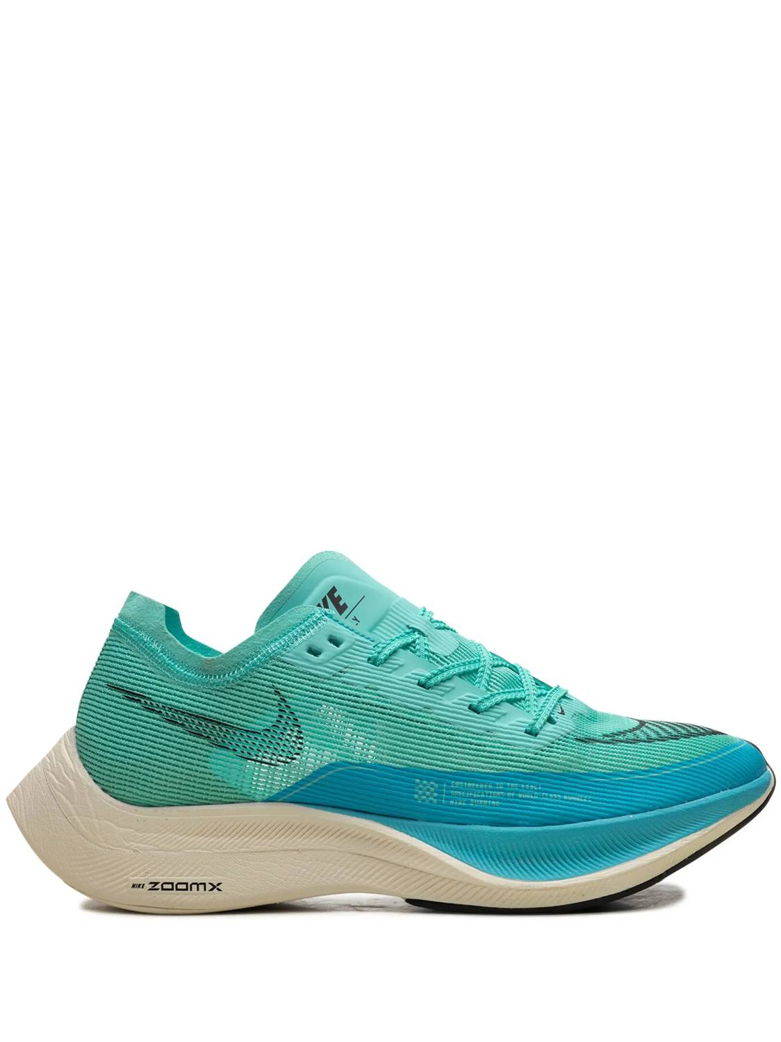 Women's Zoomx Vaporfly 2 Running Shoes In Aurora Green/black