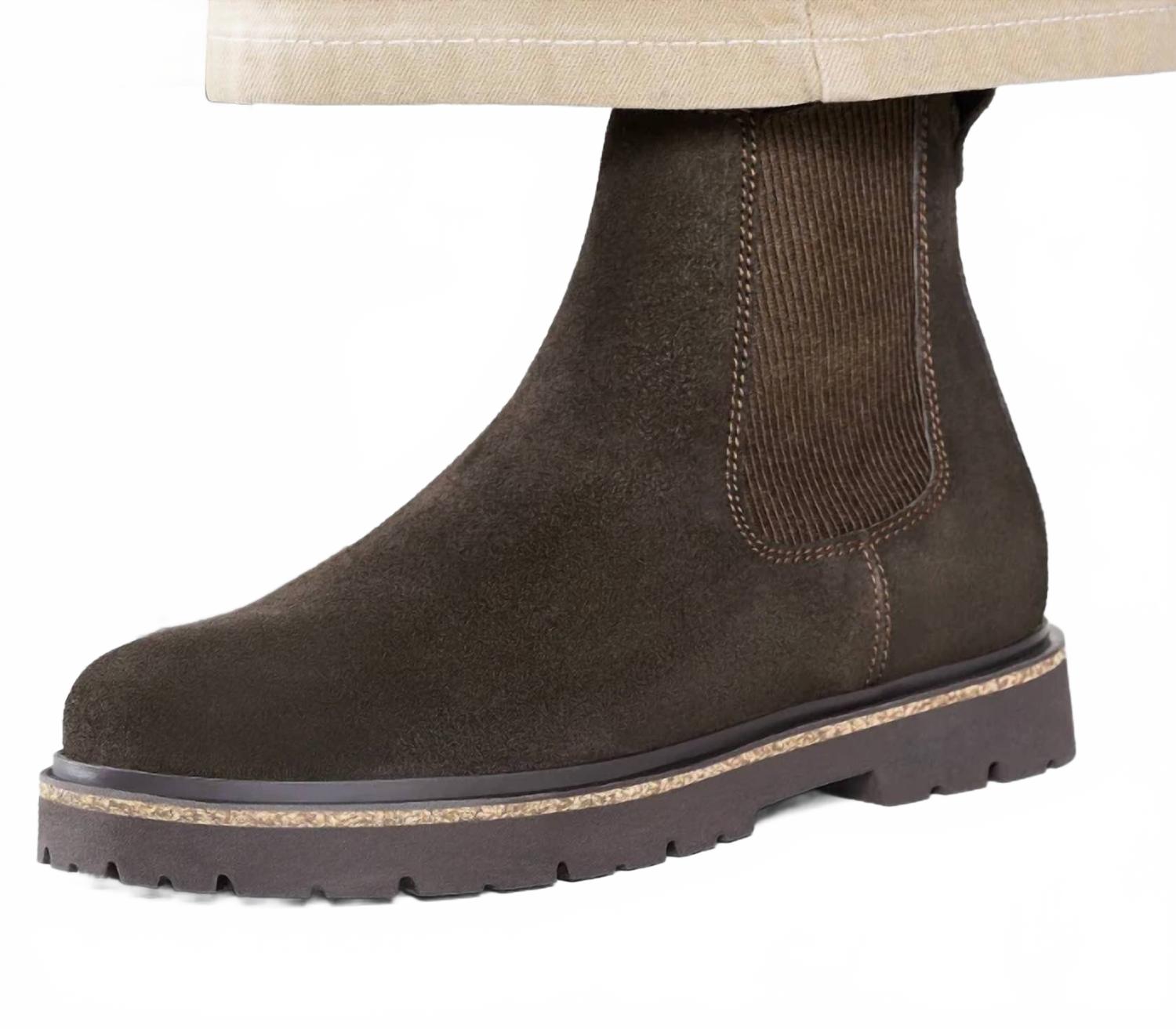 Women's Highwood Slip On Suede Leather Boot In Mocha