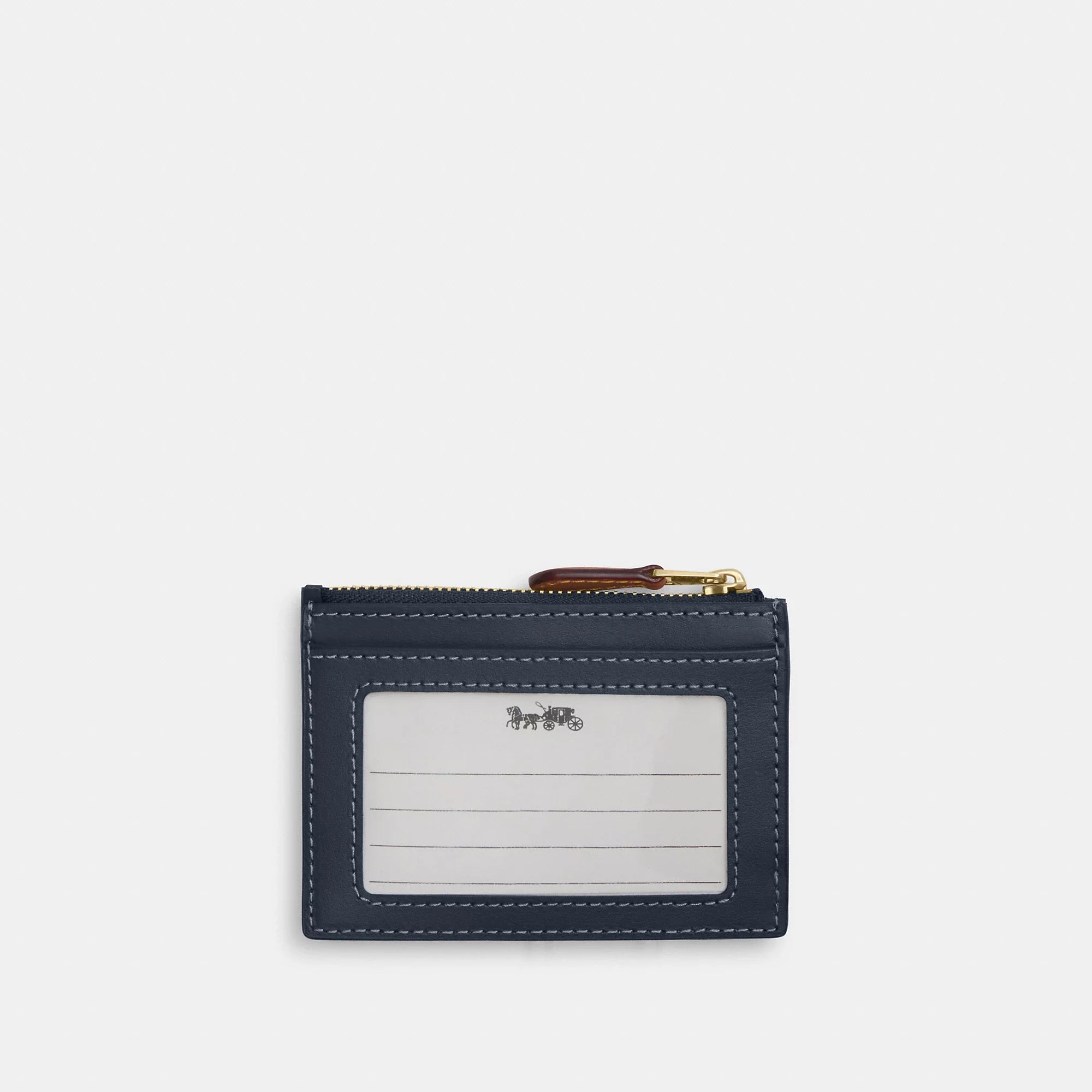 Coach Outlet Mini Skinny Id Case In Signature Denim