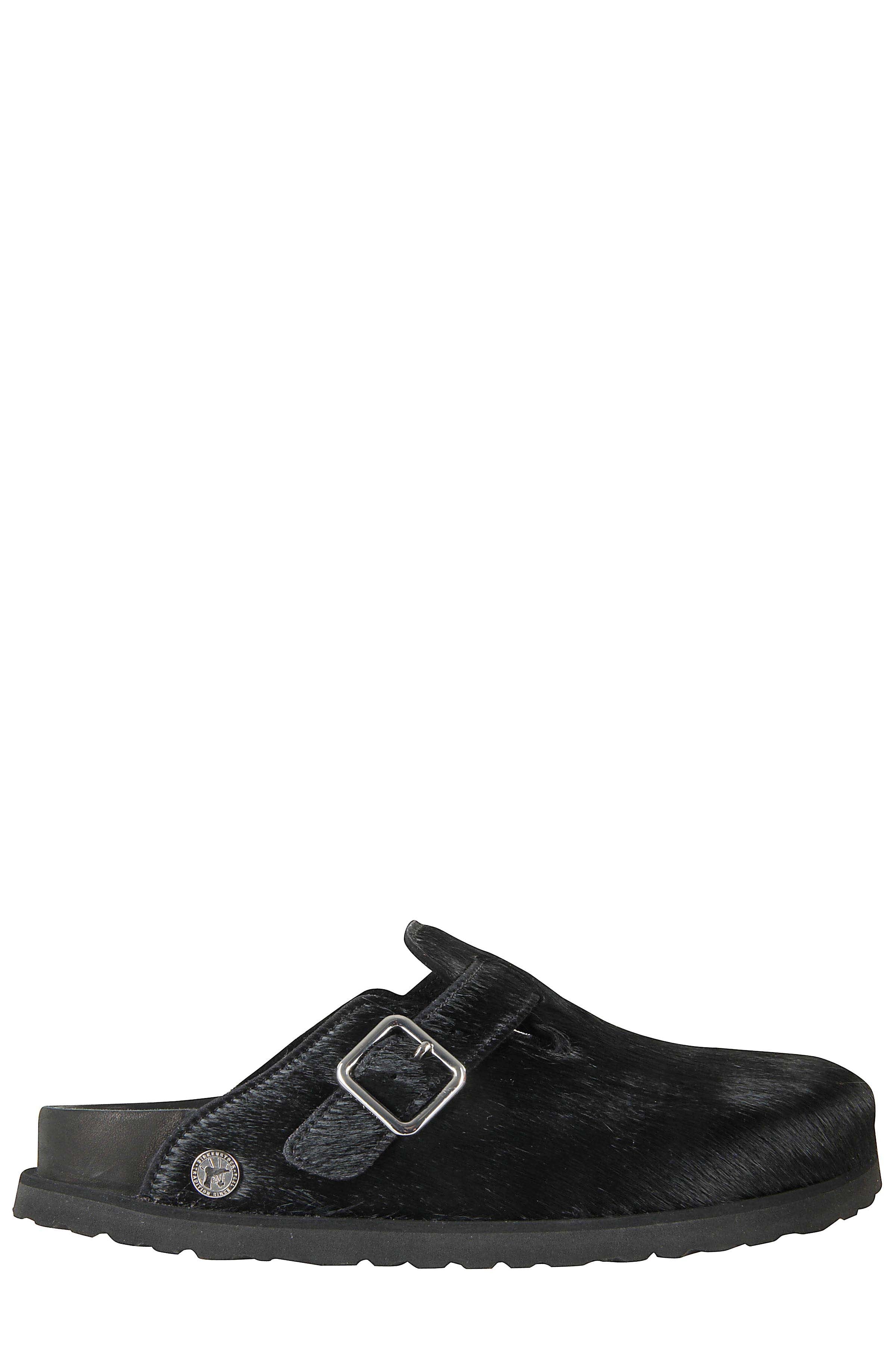 Pony Skin Boston Fur Slipper