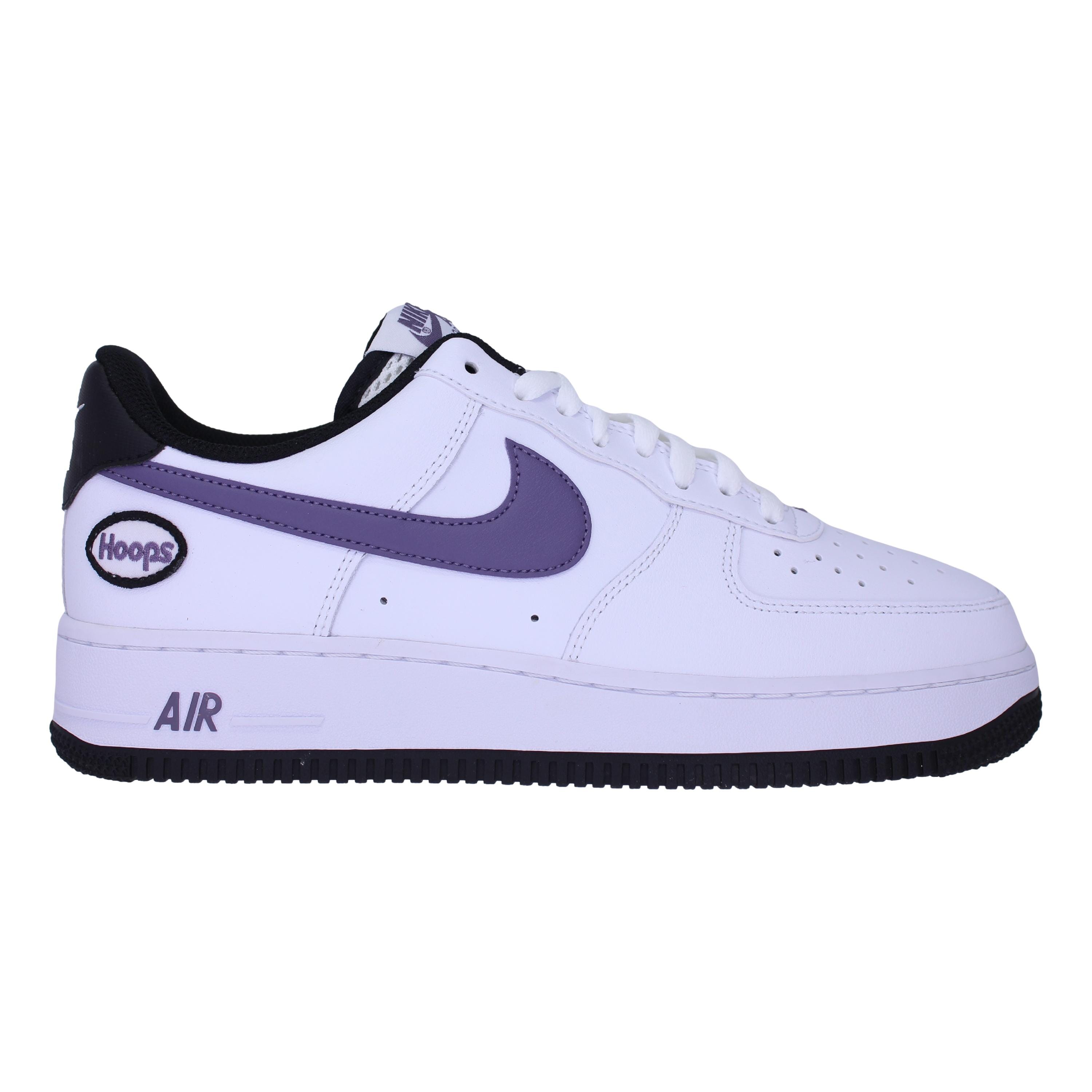 Nike Air Force 1 '07 LV8 White/Canyon Purple-Black  DH7440-100 Men's