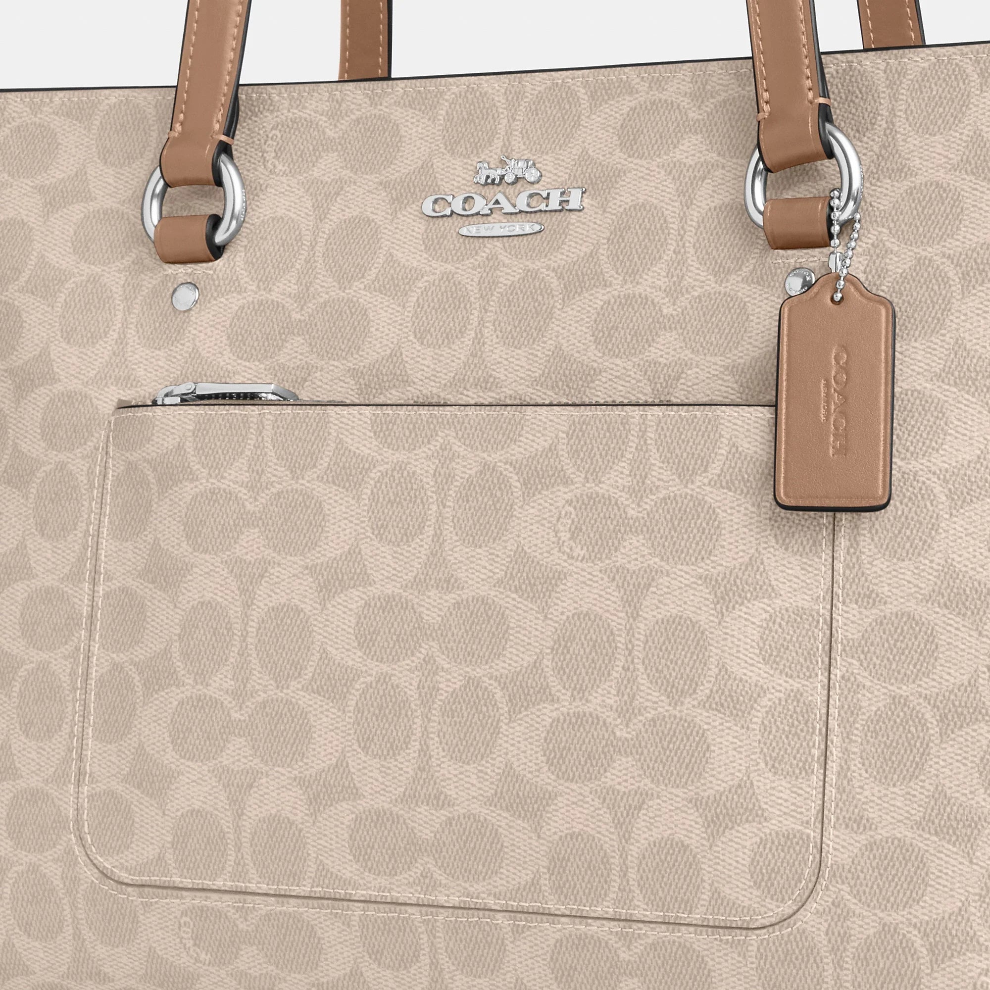 Coach Outlet Station Tote Bag In Signature Canvas