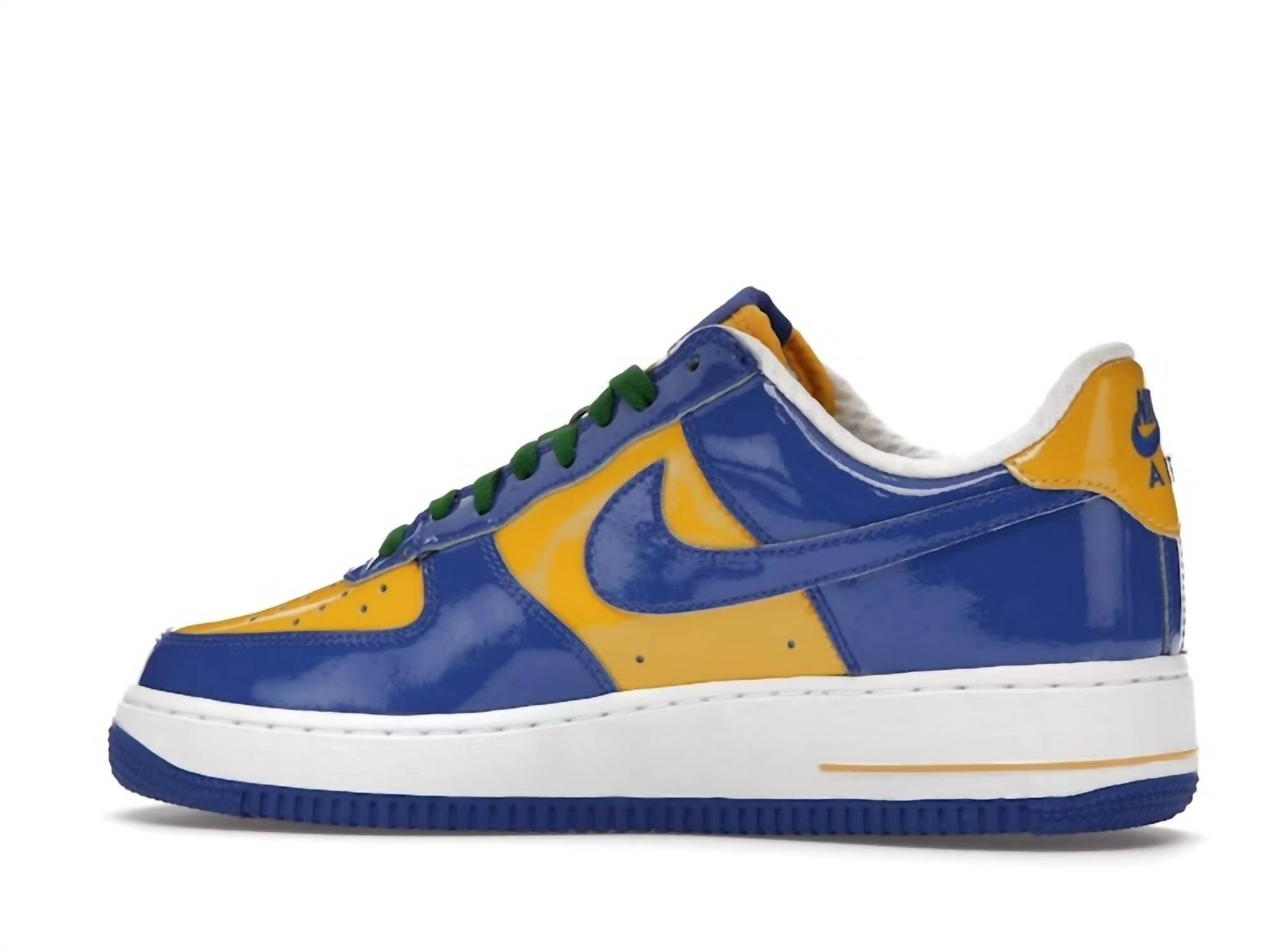 Men's Air Force 1 Premium Brazil World Cup Limited Edition Sneakers In Royal