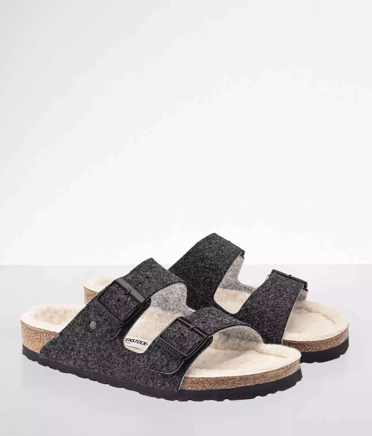 Women's Arizona Sandal In Anthracite Wool