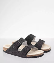 Women's Arizona Sandal In Anthracite Wool