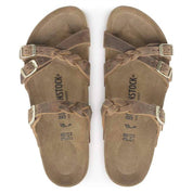 Women's Franca Braided Leather Sandal In Cognac