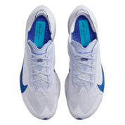 Men's Vaporfly 4 Road Racing Shoes In Ghost/persian Violet/football Grey/blue Void