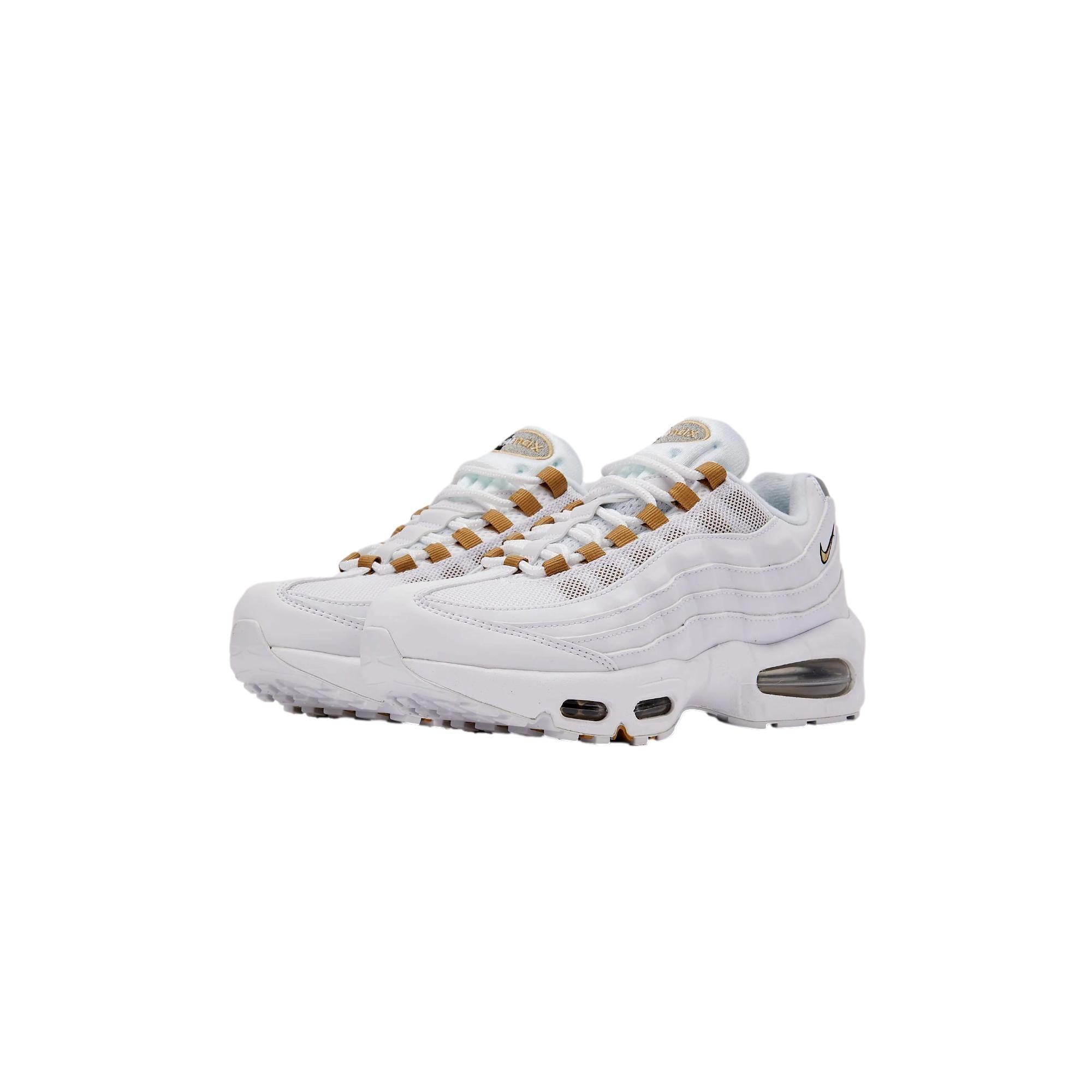 Nike Air Max 95 BB LTR White / Metallic Gold - Black  II4130-102 Grade-School