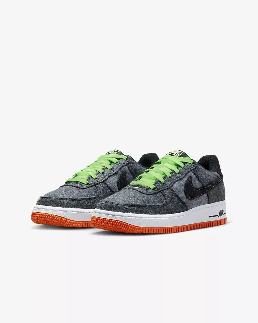 Kids Nike Air Force LV8 DZ5287-001 Sneakers Black Casual Shoes HAM248