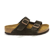Men's Arizona Suede Sandals In Mocha