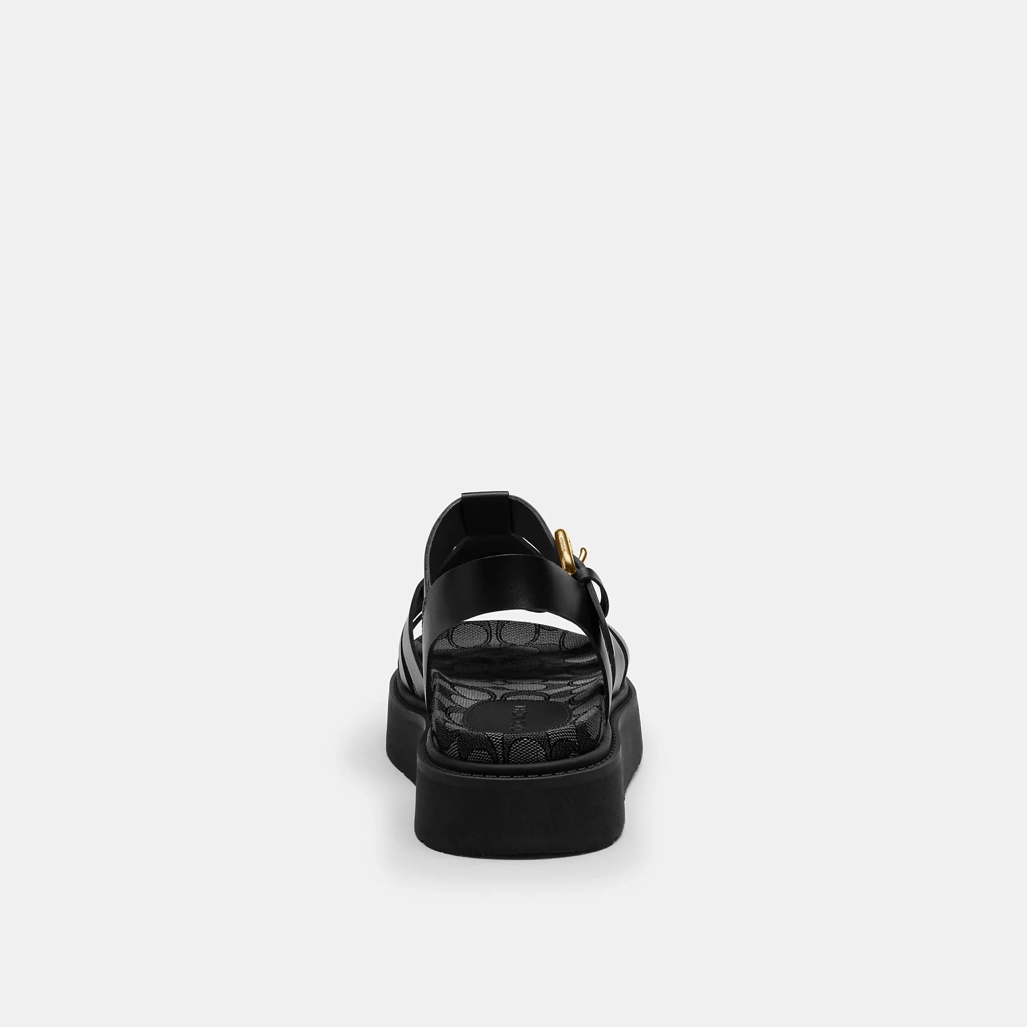Coach Outlet Lucy Lug Sole Sandal In Signature Jacquard