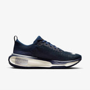 Men's Zoomx Invincible 3 Road Running Shoes In College Navy/metalic Silver