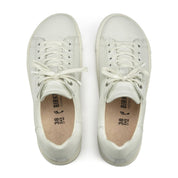 Unisex Bend Sneaker In White Leather