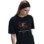 Nike Jordan Chiles T-Shirt Unisex Black Graphic 100% Cotton Pullover DSGL840