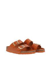 Kurkuma Arizona Natural Leather Slide Sandal