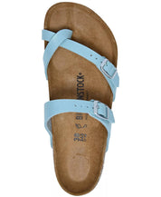 Women's Mayari Birko-Flor Nubuck Sandals In Aqua