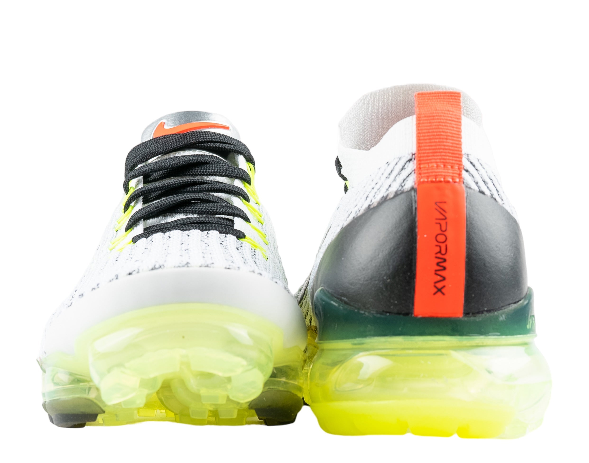 Men's Nike Air Max Vapormax Flyknit 3 White/Black-Volt Running Shoes AJ6900-100