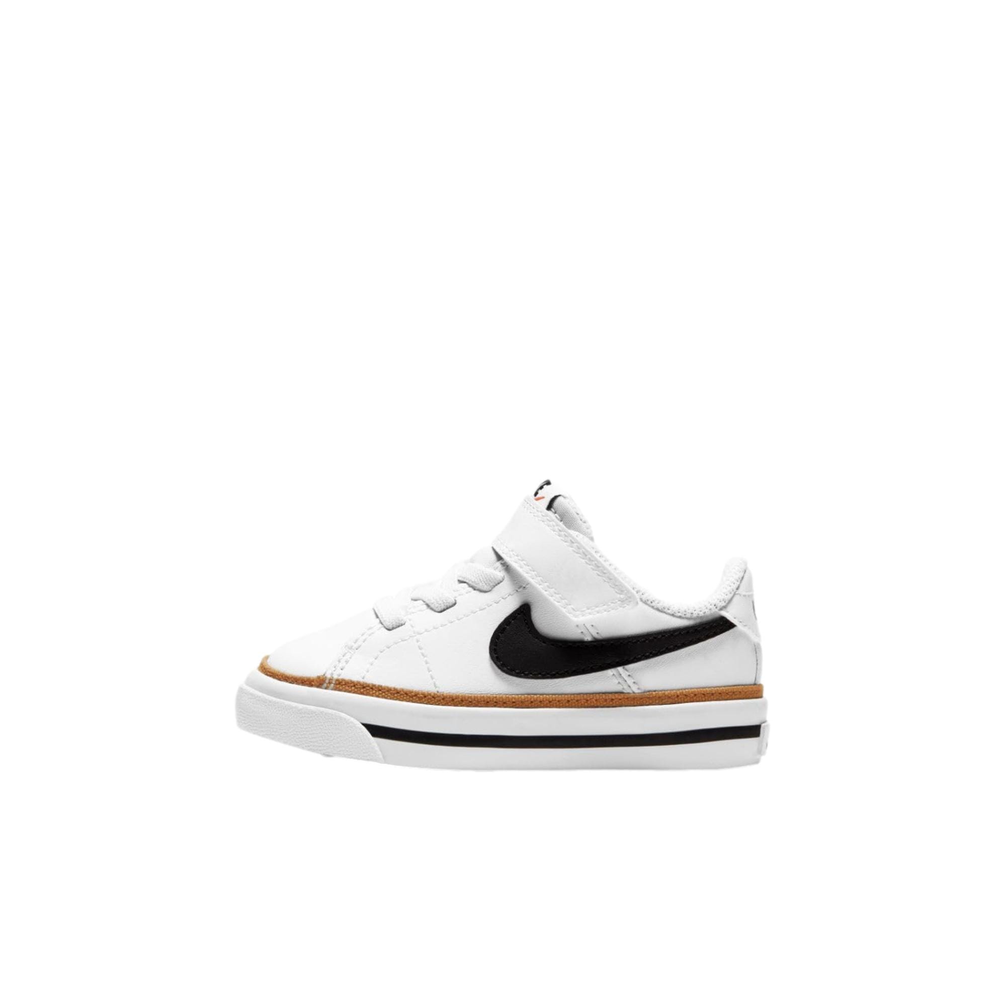 Toddler Nike Court Legacy White / Black / Desert Ochre DA5382-102