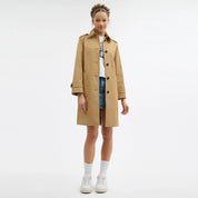 Coach Outlet Trench With Signature Piping