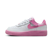 Kids Nike Force 1 Low EasyOn 'White Magic Flamingo' Little ' Shoes