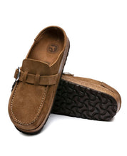 Women'S Buckley Suede Leather Sandal in Tea