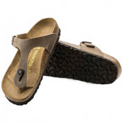 Women's Gizeh Oiled Leather Sandals In Brown Brown