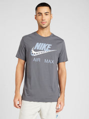 Men's Nike Sportswear Air Max T-Shirt Iron Gray Graphic Athletic Fit FTS995