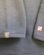 Nike Button Front Jacket in Black Cotton
