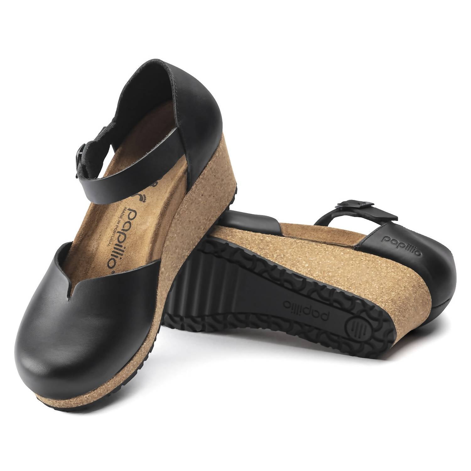 Women's Mary Leather Sandal In Black