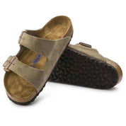 Women's Arizona Soft Footbed Suede Sandals In Taupe