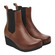 Women's Ebba Slip On Boot In Black/cognac