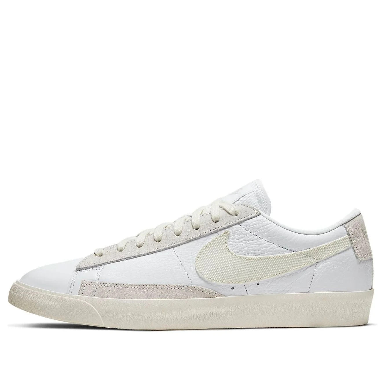 Men's Nike Blazer Low CW7585-100 Sneakers Platinum Tint Leather Lifestyle Shoes