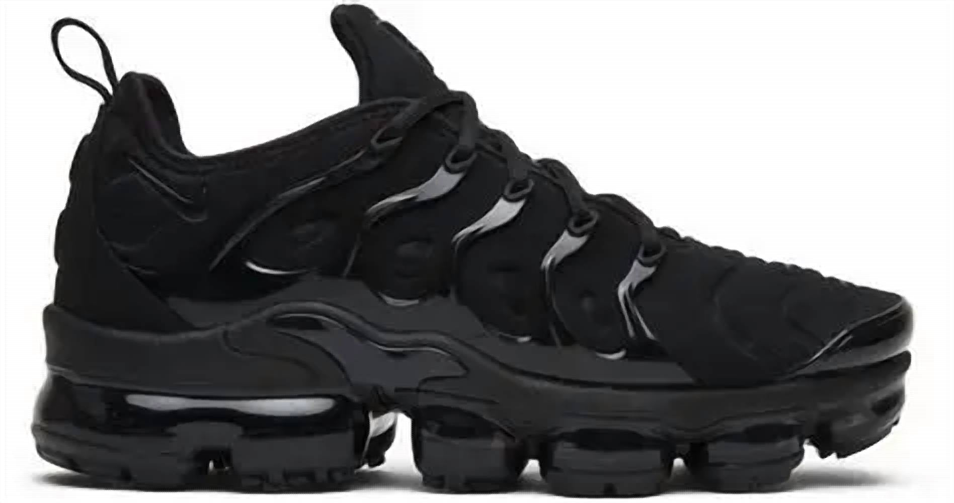 Men's Air Vapormax Plus Sneaker In Black/black/dark Grey