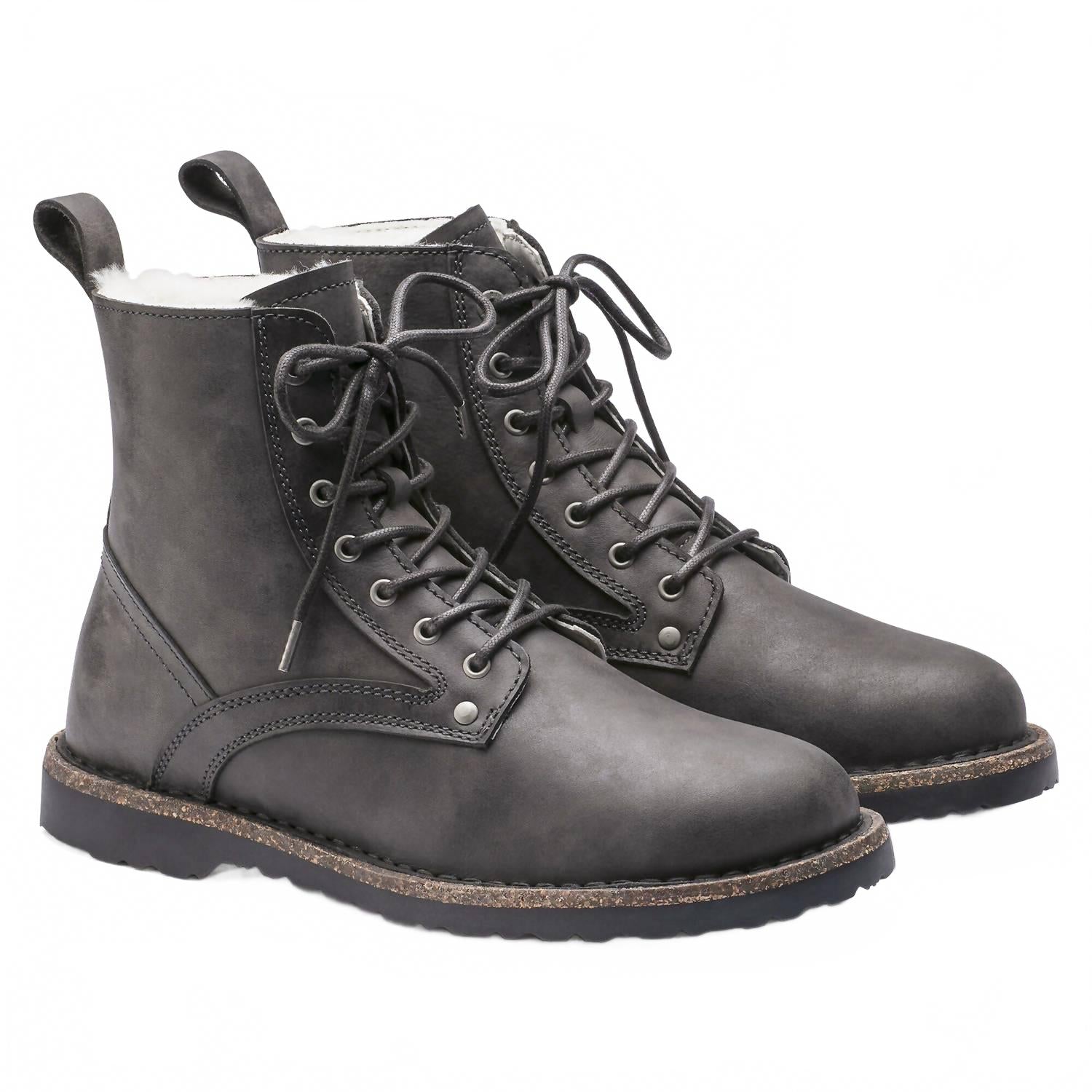 Women's Bryson Shearling Ankle Boots In Graphite