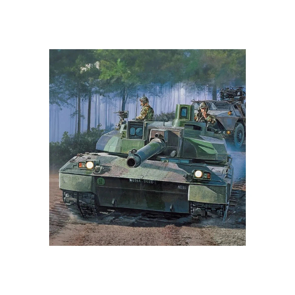 Academy 1/72 French Army Char Leclerc Plastic Model Kit