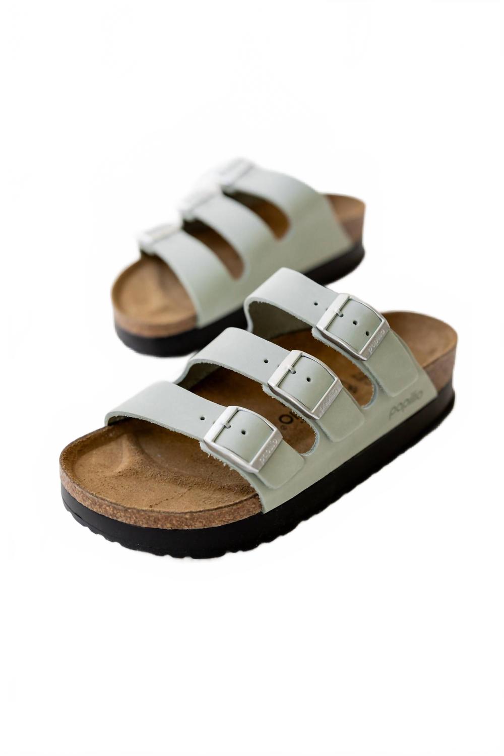 Women's Florida Flex Platform Sandal In Sage Nubuck Leather
