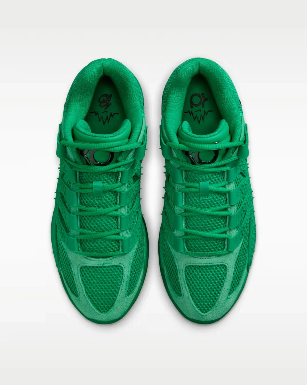 Nike KD18 Warning Label IU3108-300 Men's Green Basketball Shoes MEW1509