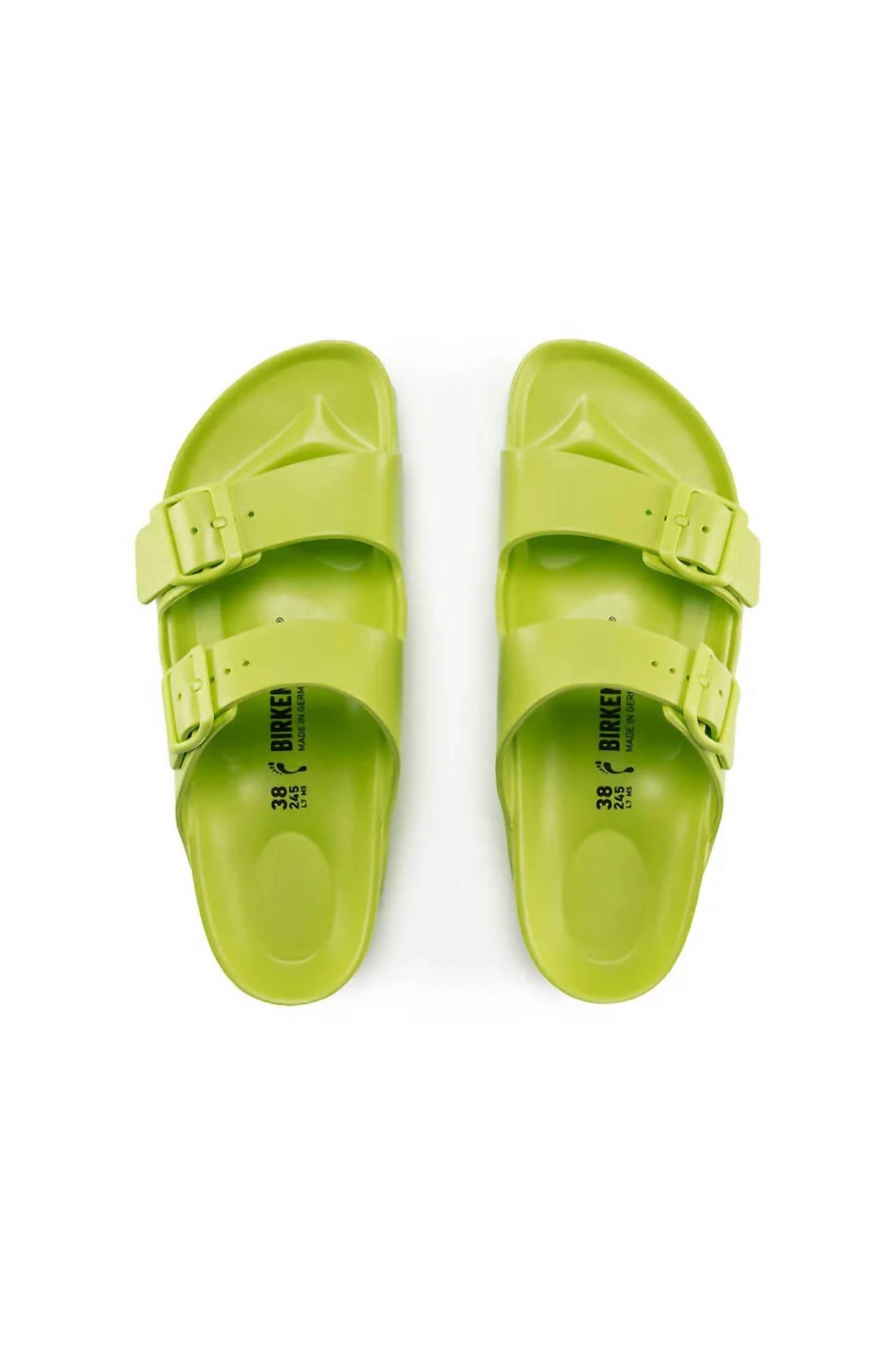 Women's Arizona Eva Two Strap Sandal In Active Lime