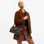 Coach Outlet Rowan Satchel Bag In Signature Canvas